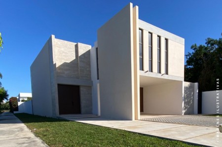 Casa en venta en Komchen Nortemerida en privada con amenidades